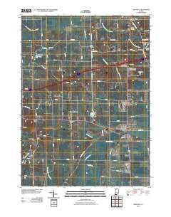 Westville 2010 topographic map thumbnail