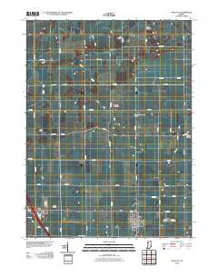 Wolcott 2010 topographic map thumbnail