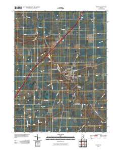 Warren 2010 topographic map thumbnail