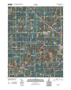 Waldron 2010 topographic map thumbnail