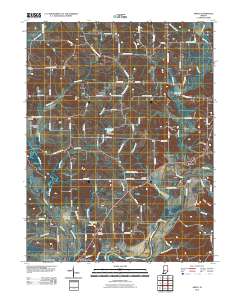 Arney 2010 topographic map thumbnail