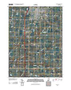 Auburn 2010 topographic map thumbnail