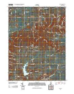 Alamo 2010 topographic map thumbnail