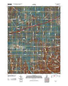 Hall 2010 topographic map thumbnail