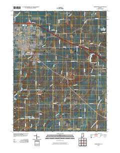 Greensburg 2010 topographic map thumbnail