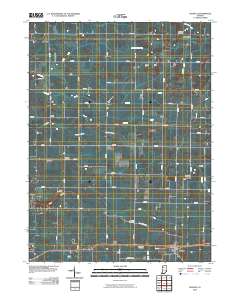 Idaville 2010 topographic map thumbnail
