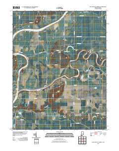 East Mount Carmel 2010 topographic map thumbnail