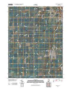 Fairmount 2010 topographic map thumbnail