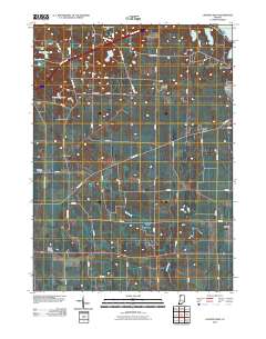 LaPorte West 2010 topographic map thumbnail