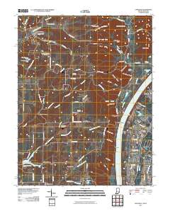 Lanesville 2010 topographic map thumbnail