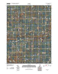 Maxville 2010 topographic map thumbnail
