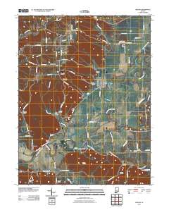 Medora 2010 topographic map thumbnail