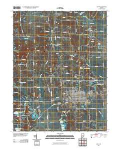 Linton 2010 topographic map thumbnail