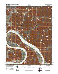 Leavenworth 2012 topographic map thumbnail