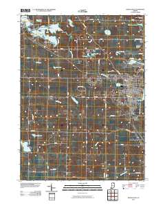 Kendallville 2010 topographic map thumbnail
