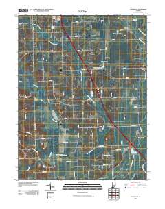 Jonesville 2010 topographic map thumbnail