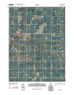 Markle 2010 topographic map thumbnail