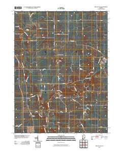 Pine Village 2010 topographic map thumbnail