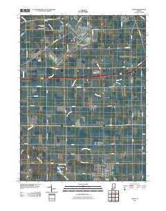 Ossian 2010 topographic map thumbnail