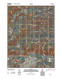 Peru 2010 topographic map thumbnail