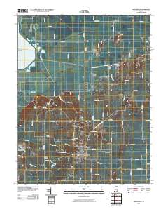 Owensville 2010 topographic map thumbnail