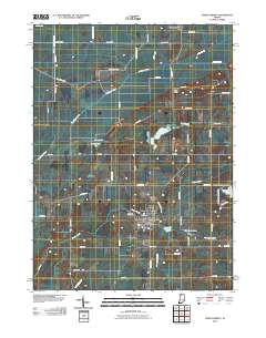 North Liberty 2010 topographic map thumbnail