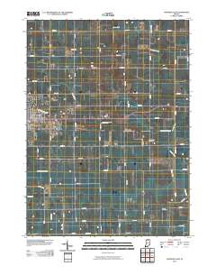 Nappanee East 2010 topographic map thumbnail