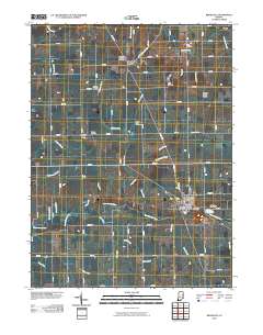 Ridgeville 2010 topographic map thumbnail