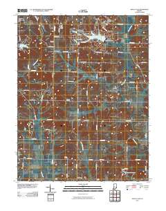 Santa Claus 2010 topographic map thumbnail