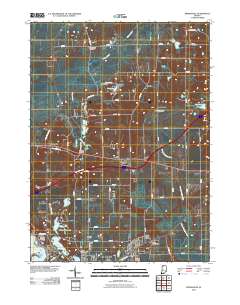 Springville 2010 topographic map thumbnail