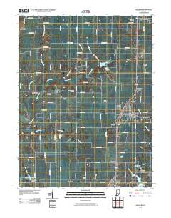 Shelburn 2010 topographic map thumbnail
