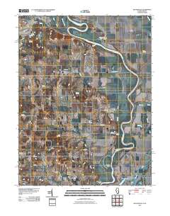 Heathsville 2010 topographic map thumbnail