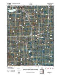 Churubusco 2010 topographic map thumbnail