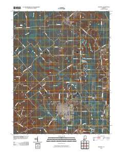 Bicknell 2010 topographic map thumbnail