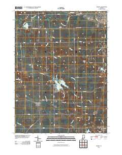 Burket 2010 topographic map thumbnail