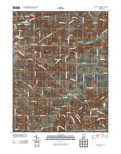 Corydon East 2010 topographic map thumbnail