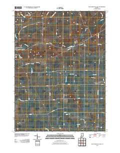 South Whitley East 2010 topographic map thumbnail
