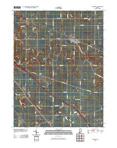 Mulberry 2010 topographic map thumbnail