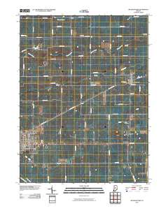 Michigantown 2010 topographic map thumbnail