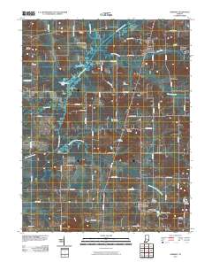 Chrisney 2010 topographic map thumbnail