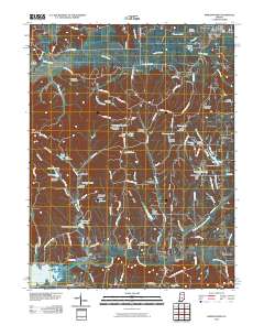 Morgantown 2010 topographic map thumbnail