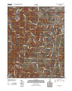 Corydon West 2010 topographic map thumbnail