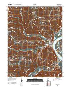 Aurora 2010 topographic map thumbnail