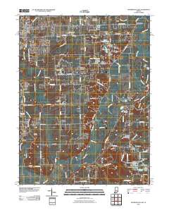 Mooresville East 2010 topographic map thumbnail