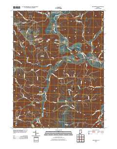 Metamora 2010 topographic map thumbnail