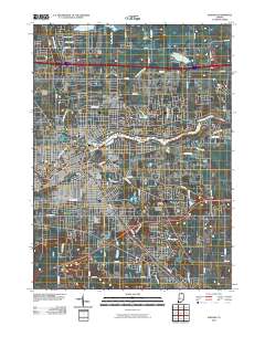 Elkhart 2010 topographic map thumbnail