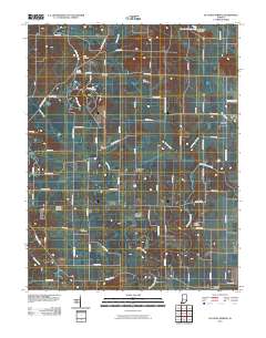 De Gonia Springs 2010 topographic map thumbnail
