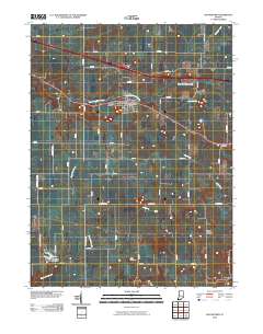Waynetown 2010 topographic map thumbnail