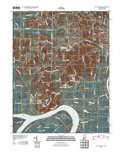 West Franklin 2010 topographic map thumbnail