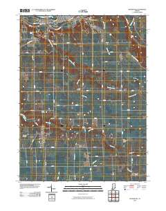 Bunker Hill 2010 topographic map thumbnail